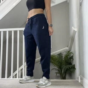 Pantaloni della tuta blu pile Nautica vintage taglia L unisex Y2K vestibilità ampia - Foto 1 di 5