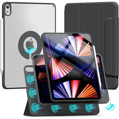 iPad Detachable Trifold Case For iPad Mini 6 7 10.2 Air 11 4 5 Pro 12.9 13 M2/M3 - Image 1 of 4