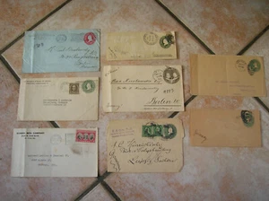 KONVOLUT 8 ALTE BRIEFE WW1 UND WW2 AMERIKA USA (OH) - Bild 1 von 2