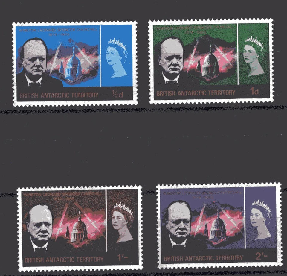英国 ANTARCTIC TERRITORY - CHURCHILL,YV # 16/9,MH,VF — 第 1/1 张图片