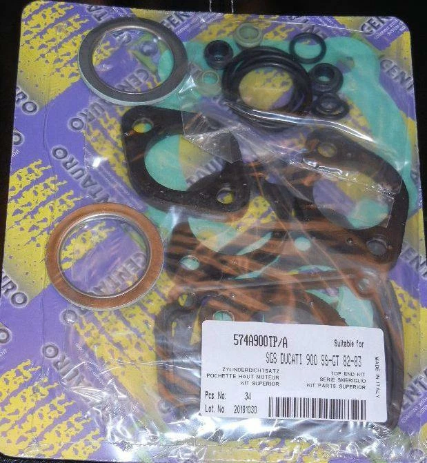Juego de juntas de motor Ducati SS SD GT 900cc 1982-83 accionamiento cónico TOP END 574A900TP/A Foto 1 de 1