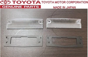Juego de lentes y juntas de lámpara de licencia trasera TOYOTA GENUINO OEM 89-99 MR2 SW20 - Imagen 1 de 1