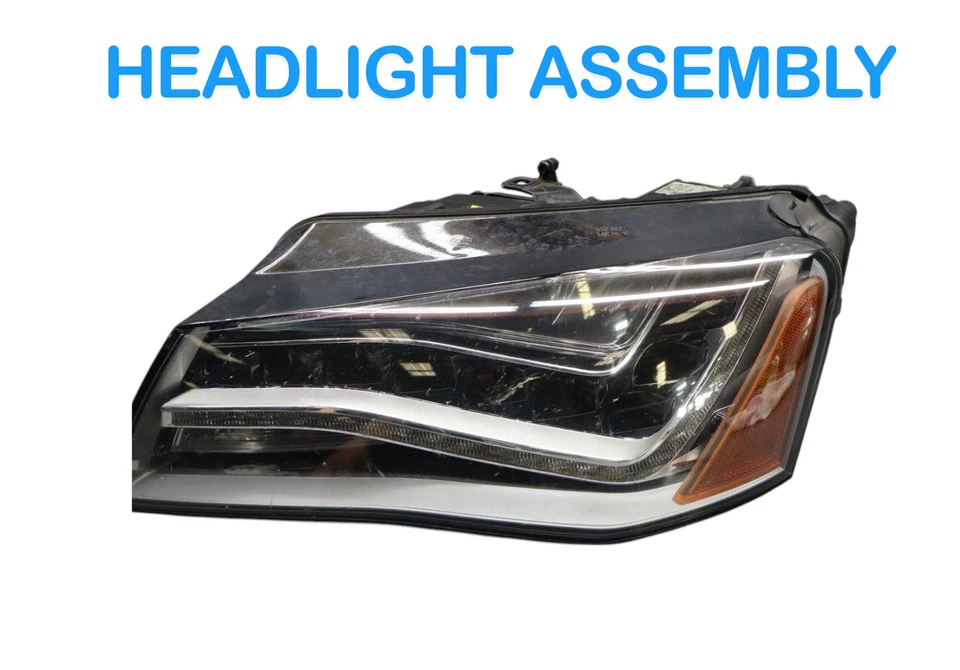 11-14 Audi A8 Quattro S8 Front Left Driver Side LED Headlight Headlamp OEM - Image 1 of 4