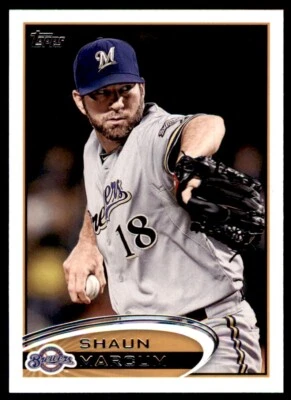 Topps Shaun Marcum Milwaukee Brewers #262 2012 Foto 1 de 2