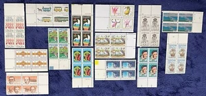 LOT 3 OF 3; COLLECTION OF 17 VINTAGE 20c PLATE BLOCKS, MINT NH OG, Sn#2053-2093 - Picture 1 of 1