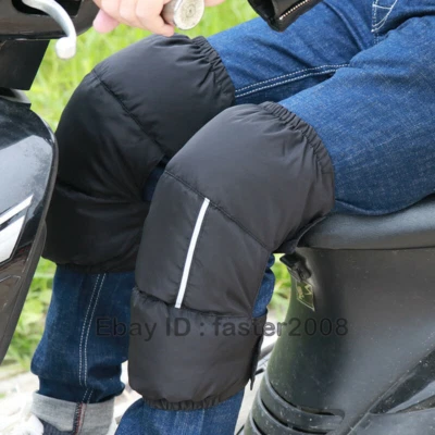 Unisex Winter Duck Down Knee Warmer Leg Protector Kneecap Windbreak Kneepad Ski - Image 1 of 4