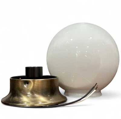 PROGRESS LIGHTING Vintage NOS Mid-Century Antique Brass 6” Ceiling P3605-11 - Image 1 of 4