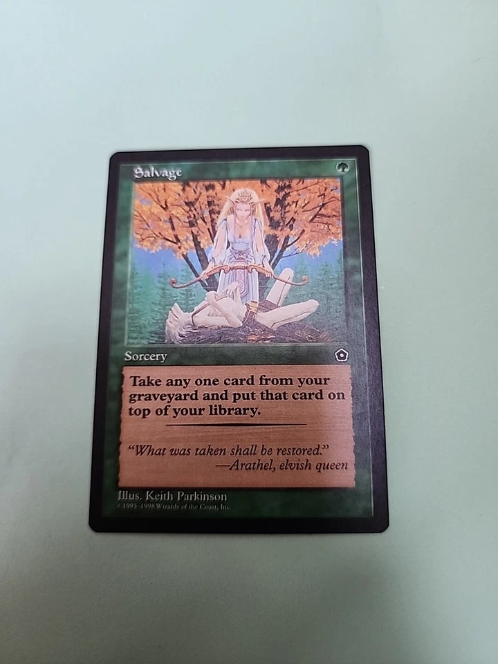 MTG Salvage Portal Second Age 1998 Magic The Gathering Card Near Mint - Image 1 of 1