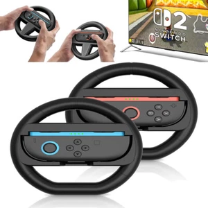 Volante para Nintendo Switch 2 Joy-Con Negro Pack de 2 Joy-Con2 Racing Wheel - Imagen 1 de 8