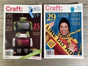 Craft Magazine Transforming Traditional Crafts 2006 O'Reilly Lot Vol 1 & 4 - Imagen 1 de 3