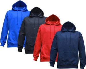 Hombres/Mujeres Sudadera con Capucha Lisa Prenda para el torso de lana Jumper Ropa de trabajo Sudadera con capucha - Imagen 1 de 5