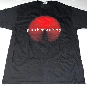 RARA camicia vintage 1998 XL Pushmonkey Arista grata al fedele Austin Texas - Foto 1 di 8