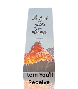 Double Sided Print Bible Verse Bookmark with Full Scripture, (2.4” x 6.1”) - Foto 1 di 7