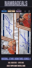 2023 Baseball Stars Signatures S4 Altuve/Pena Dual Auto [Topps Bunt DIGITAL]