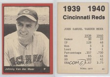 1977 TCMA 1939-40 Cincinnati Reds Johnny Vander Meer #43