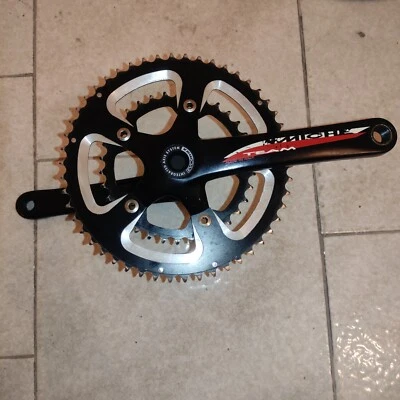 MICHE TEAM compact Crankset Compatibile Con Shimano Dura Ace - Imagen 1 de 4