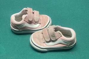 Vans Old Skool Shoes Size Toddler 3.5 Color Pink These Still in Great Condition! - Picture 1 of 5