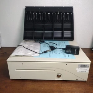 APG Cash Drawer 100 Series - T441-3A-CW1616 w/ Till Key USB - POS -USED TESTED - Picture 1 of 16