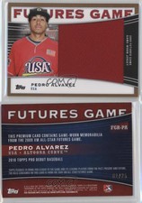 2010 Topps Pro Debut Futures Game Relics Gold /25 Pedro Alvarez Rookie RC