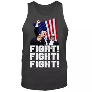 Donald Trump Fight! Rally Shooting Trump 2024 Campain Political Tank Top - Bild 1 von 8