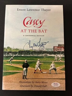 Tug McGraw Signed Auto Casey At The Bat Book Centennial Edition PSA COA - Image 1 of 3