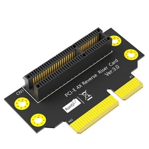 1X(PCI-E 4X 3.0 90 Degree Reverse Male to Female Riser Card for 2U Server5687 - Afbeelding 1 van 7