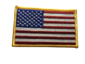 (1) Rothco Vereinigte Staaten Flagge 2" x 3" Zoll Aufnäher rot weiß blau Old Glory - Bild 1 von 4