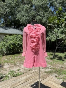 Vintage 1960s Sir James Helft’s Beverly Hills Ruffled Romper - Picture 1 of 10