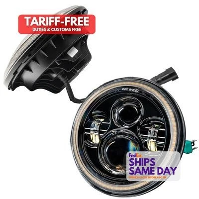 Oracle Lighting 5769-123, 2 Pack Black Plastic Fits 07-18 Jeep Jk Led Headli Ght - Imagem 1 de 4