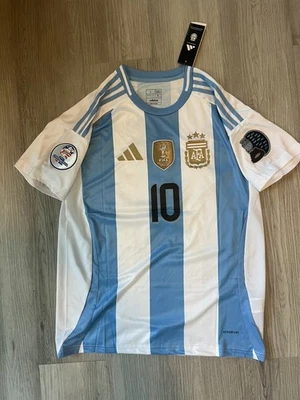 Nueva camiseta Adidas Argentina 2024 Messi 10 local Copa América hombre talla grande Foto 1 de 2
