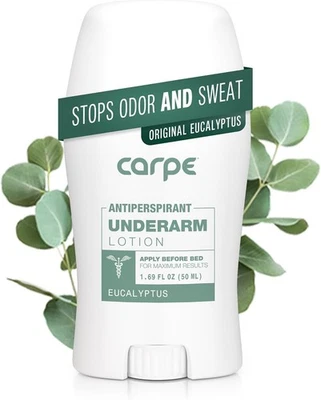 Carpe Underarm Antiperspirant and Deodorant, Extra Strength with All-Natural Euc - image 1 of 4