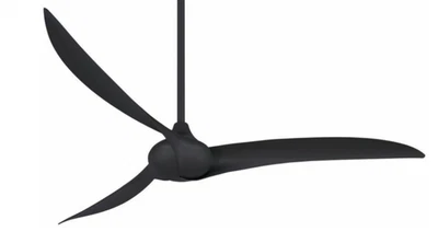 Minka Aire F855Wave - 65 In. 3 Blade Ceiling Fan-Coal Finish-Coal Blades   P1 - Image 1 of 3
