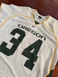 Maglia Nike Oregon Ducks UO squadra di calcio emessa autentica bianca PE taglia XL - Foto 1 di 9