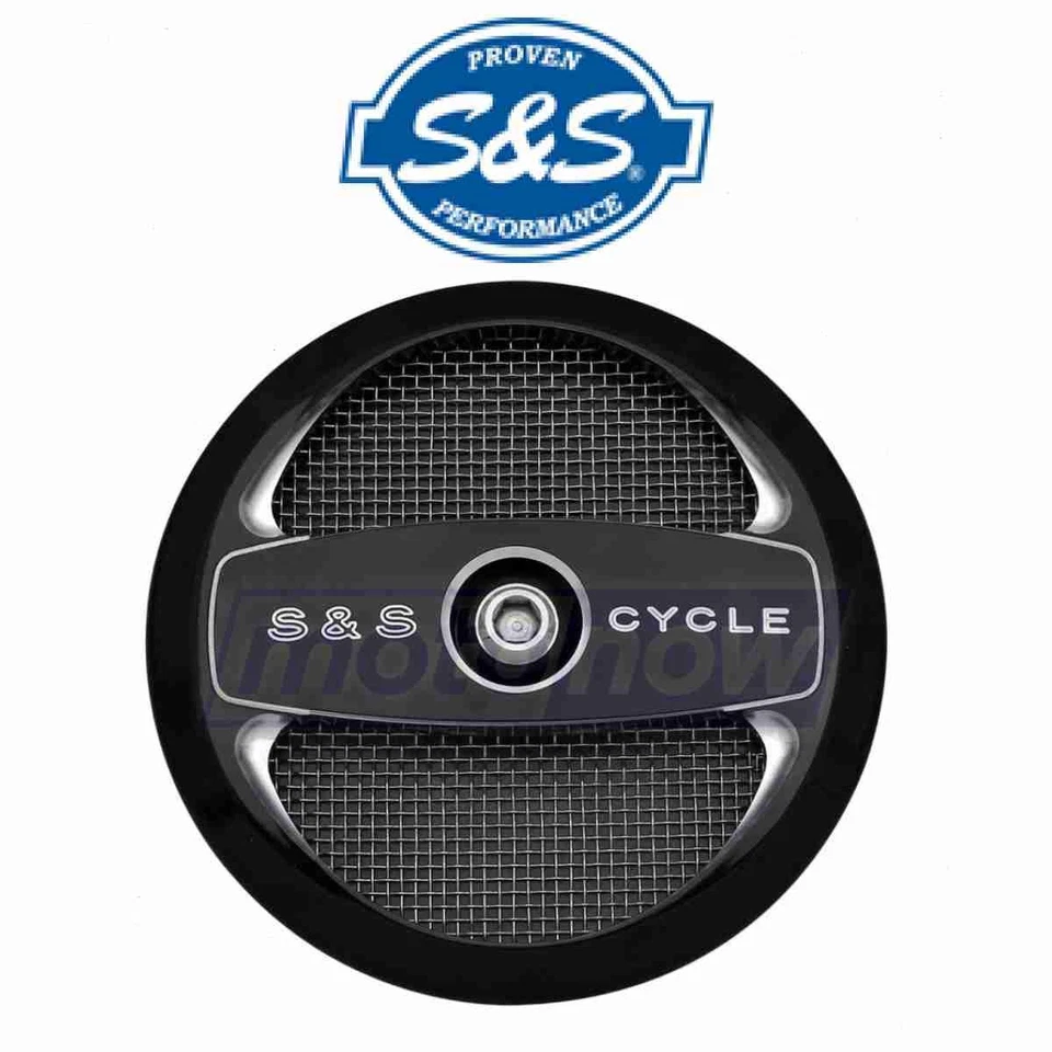 S&S Cycle Stealth Air Cleaner Cover for 2000-2014 Harley Davidson FLSTF Fat yr Foto 1 de 4