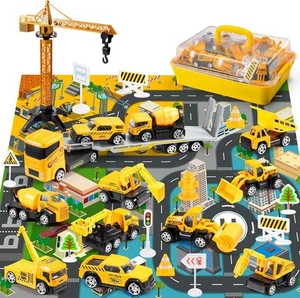 Easter Basket Stuffers for 3-8 Year Old Boys Girls, Alloy Cars Construction... - Picture 1 of 7