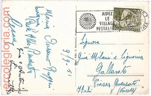 12323 - Switzerland - Postal History - Postcard - 1951 - Fauna Insects LADYBIRD - Picture 1 of 1
