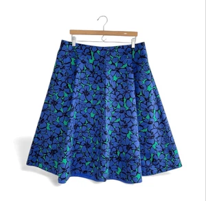Mujer Lane Bryant The Modernist Collection Azul y Verde Floral Falda Acampanada 20 - Imagen 1 de 2