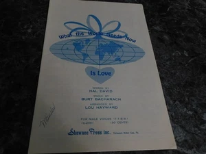 Was die Welt jetzt braucht, ist Liebe von Lou Hayward TTBB - Bild 1 von 1