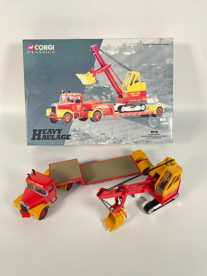 Corgi Heavy Haulage 1/50 scale 31010 Scammell H/Wayman L/loader & Luffing Shovel - Image 1 of 4
