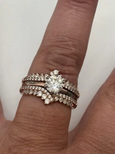 Anillo Newshe Talla 10 925 2 Piezas - Imagen 1 de 13