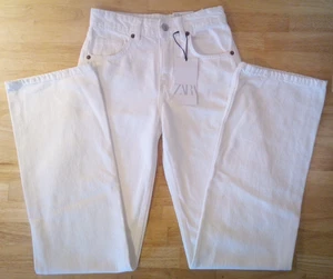 Neu mit Etikett Zara Damenjeans weiß Größe 0 - Bild 1 von 18