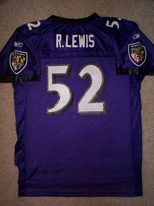 REEBOK Baltimore Ravens RAY LEWIS nfl VINTAGE Jersey YOUTH KIDS BOYS (xl 18-20) - Picture 1 of 2