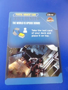 PANINI jurassic world roar pivotal moment card the world is upside down - Picture 1 of 1