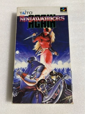 The Ninja Warriors Again Super Famicom Taito Nintendo SNES SFC Japan Used - Image 1 of 4