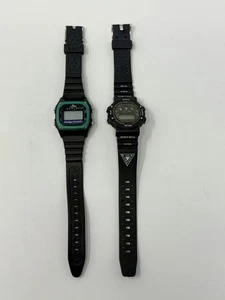 Sports World Time Action Digital Watch Black Buckle Band London Auto Untested - Picture 1 of 4