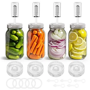Fermentation Kit for Wide Mouth Mason fermentation Jar,pickling/sauerkraut ki... - Picture 1 of 8