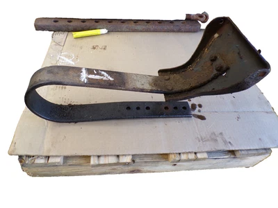 Trator Ford 8N original metal flip over assento pan mola montagem 9N 2N MF 20 - Imagem 1 de 4