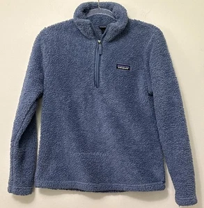 Patagonia 1/4 zip fleece womens Small Pullover Jacket Blue/purple Casual - Picture 1 of 6