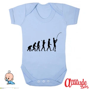 Angeln Baby wächst - Angeln Evolution - Baby Angeln Evolution Geschenke - Angeln Baby - Bild 1 von 3