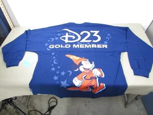 2025 Disney D23 Gold Member Sorcerer Mickey Spirit Trikot Größe Large brandneu - Bild 1 von 9